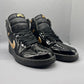 AJ 1 Retro High OG "Black Metallic Gold" Shoes Sneakers – nk0005530 image 7