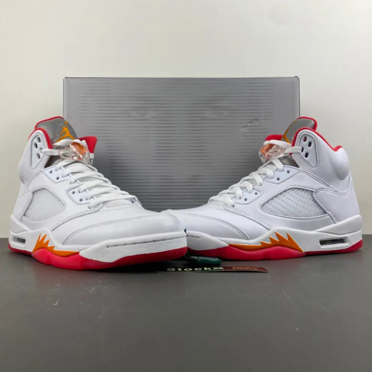 AJ 5 Retro Sunset Shoes Sneakers - nk0005053 image 5