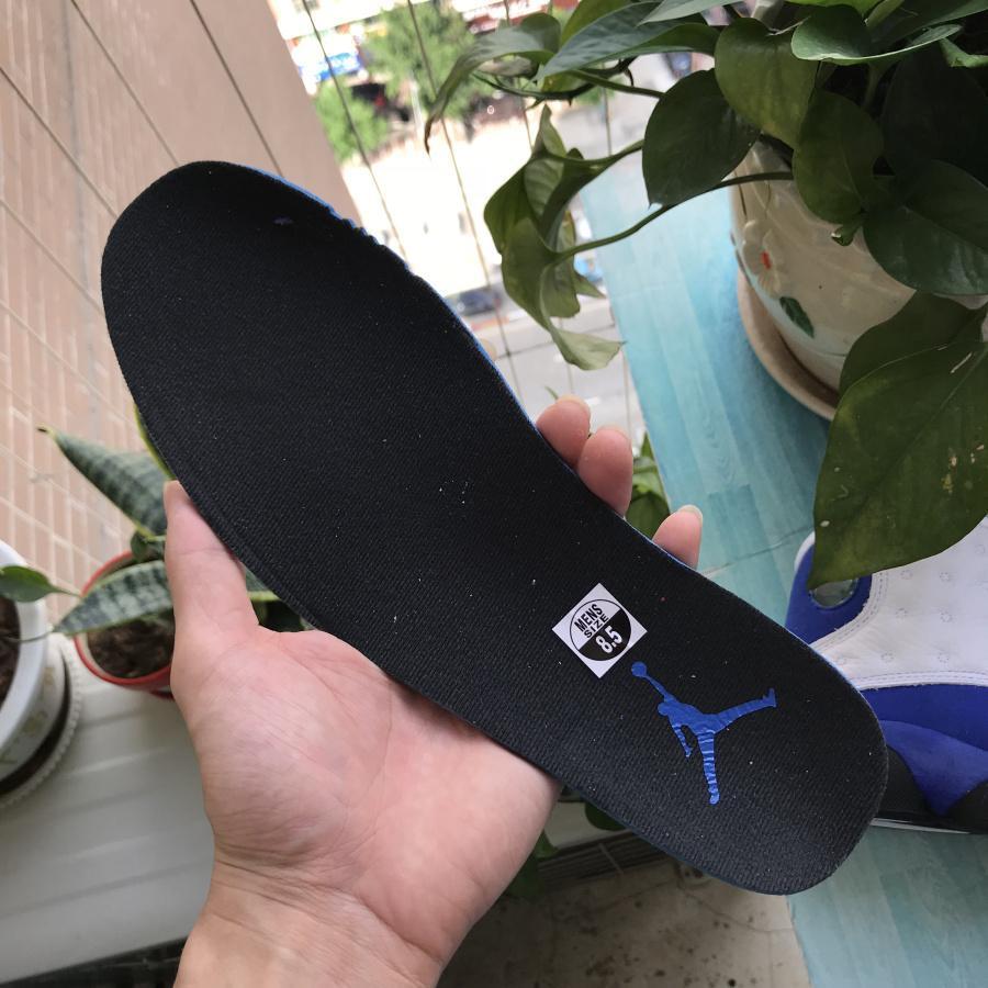 AJ 13 Retro White Hyper Royal Black Shoes Sneakers - nk0000665 image 9