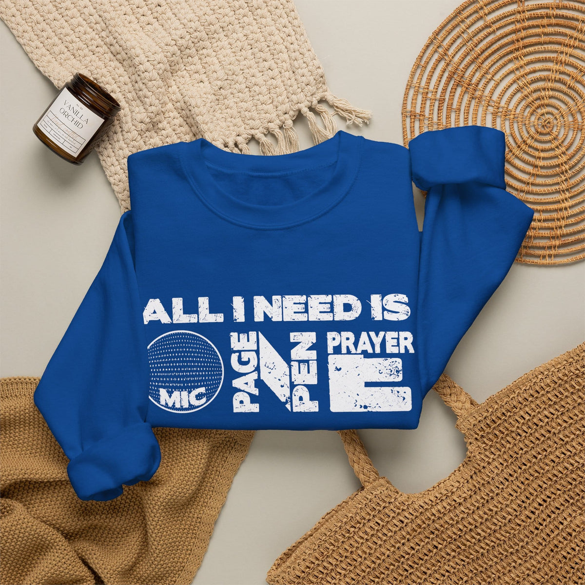 ALL_I_NEED_IS Crewneck Sweatshirt image 39