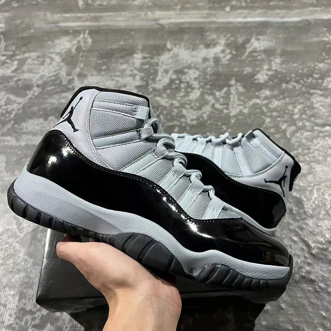 AJ 11 Black Cool Grey Shoes Sneakers – nk0004386 image 2