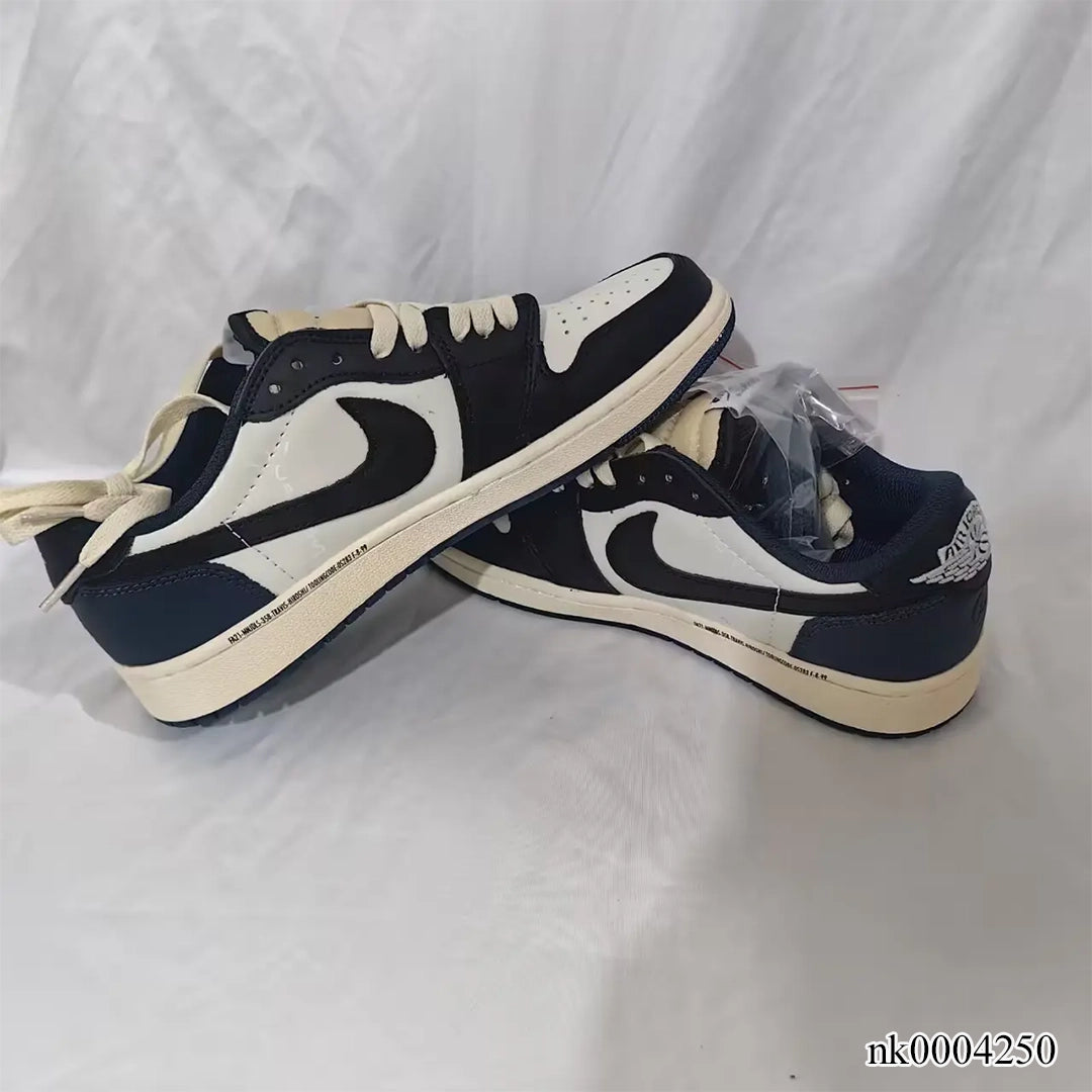 Travis Scott x Fragment x AJ 1 Low Dark Blue Shoes Sneakers - nk0004250 image 2