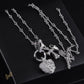 CH Heart And Cross Pendant Necklace - CH0022 image 3