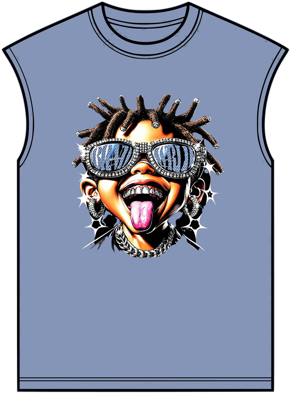 Diamond Drip Unisex Garment-Dyed Muscle Tee image 12
