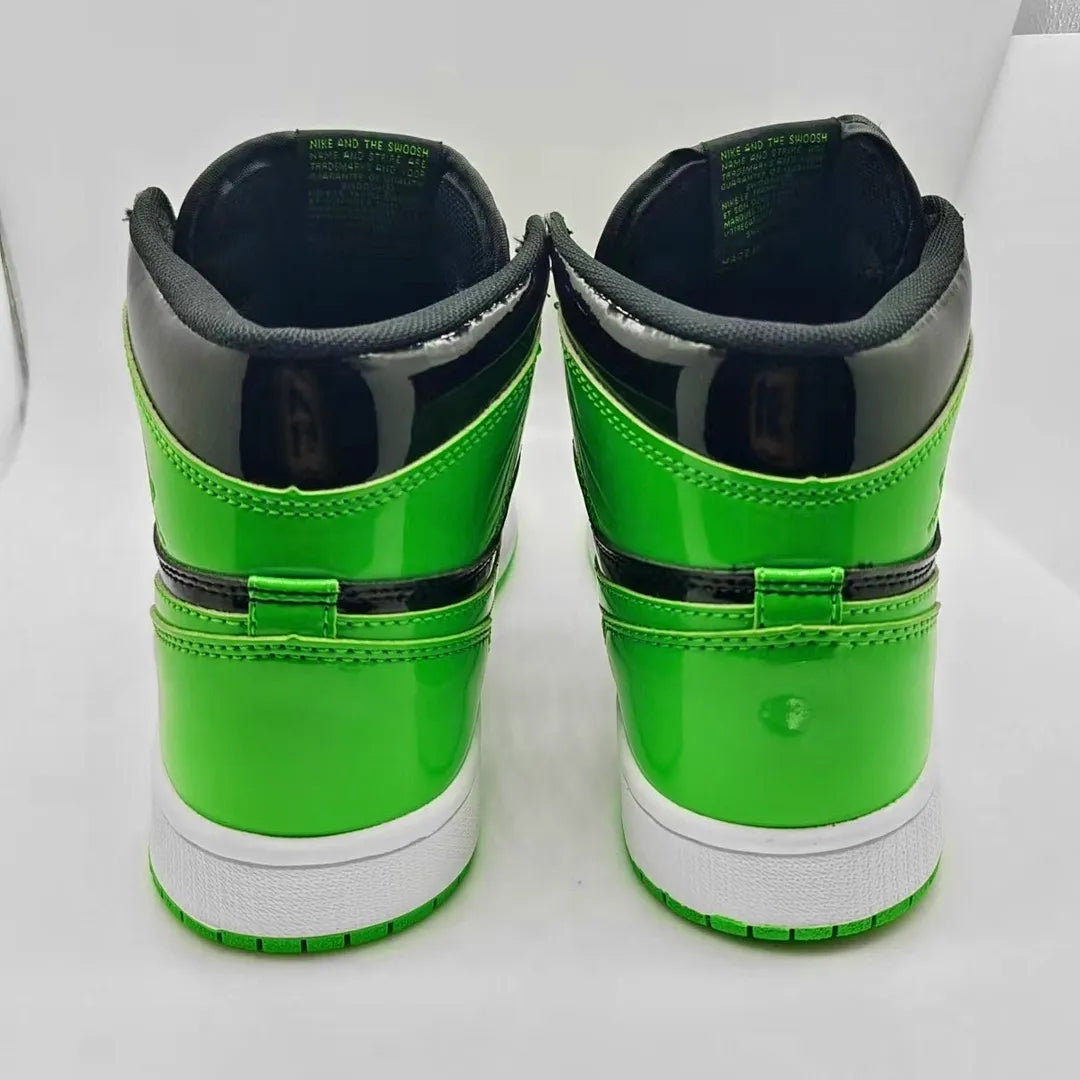 AJ 1 High OG Patent Green Shoes Sneakers – nk0004695 image 4