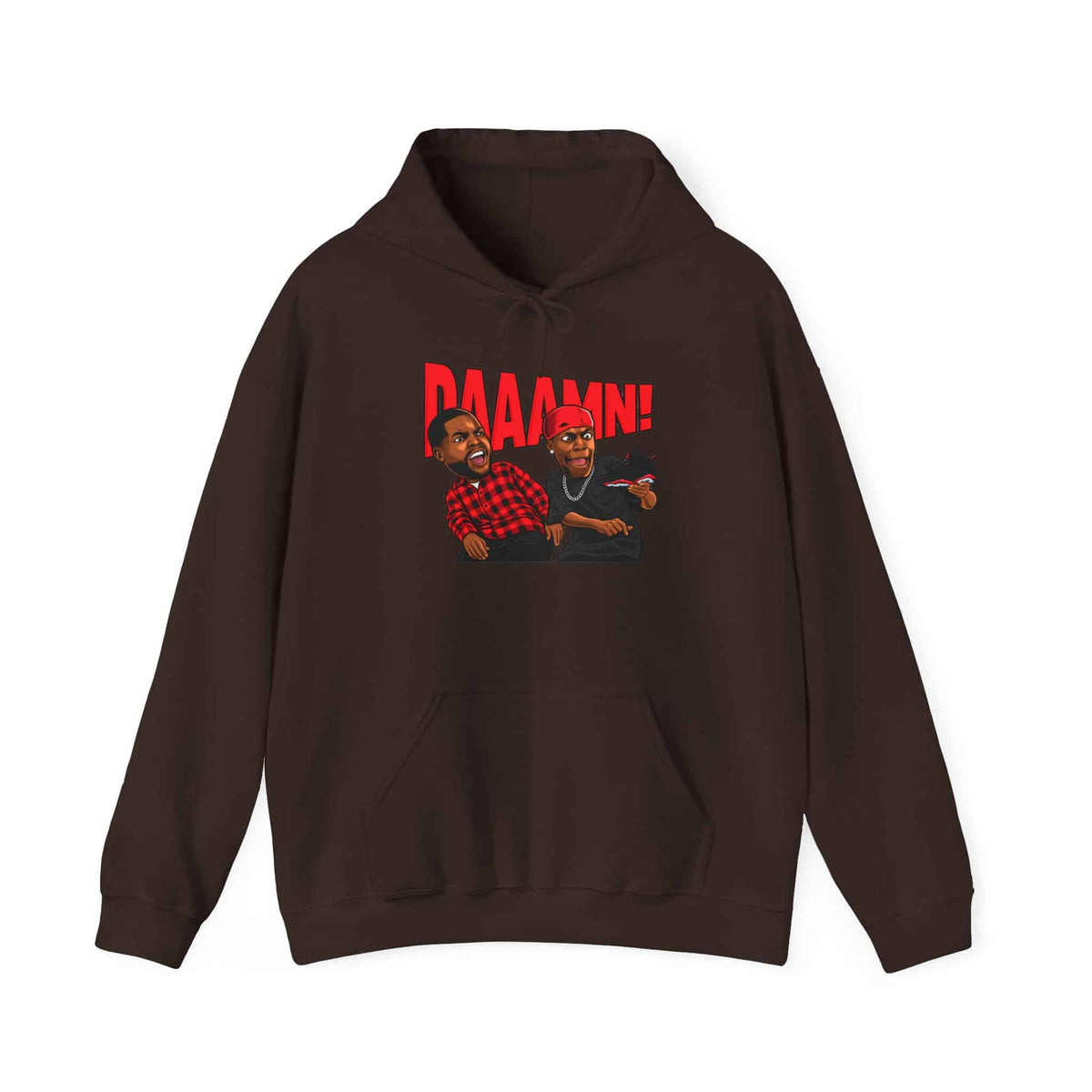 Graphic Print Hooded Sweatshirt - POD0035 image