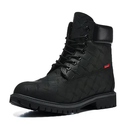 Supreme x TBL 6-Inch Premium Waterproof Boot 'Embossed Diamond Plate - Black' Shoes Sneakers - nk0005495 image 3
