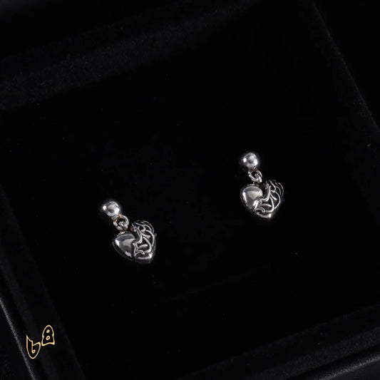 CH Vine Heart Drop Earrings - CH0153 image 2