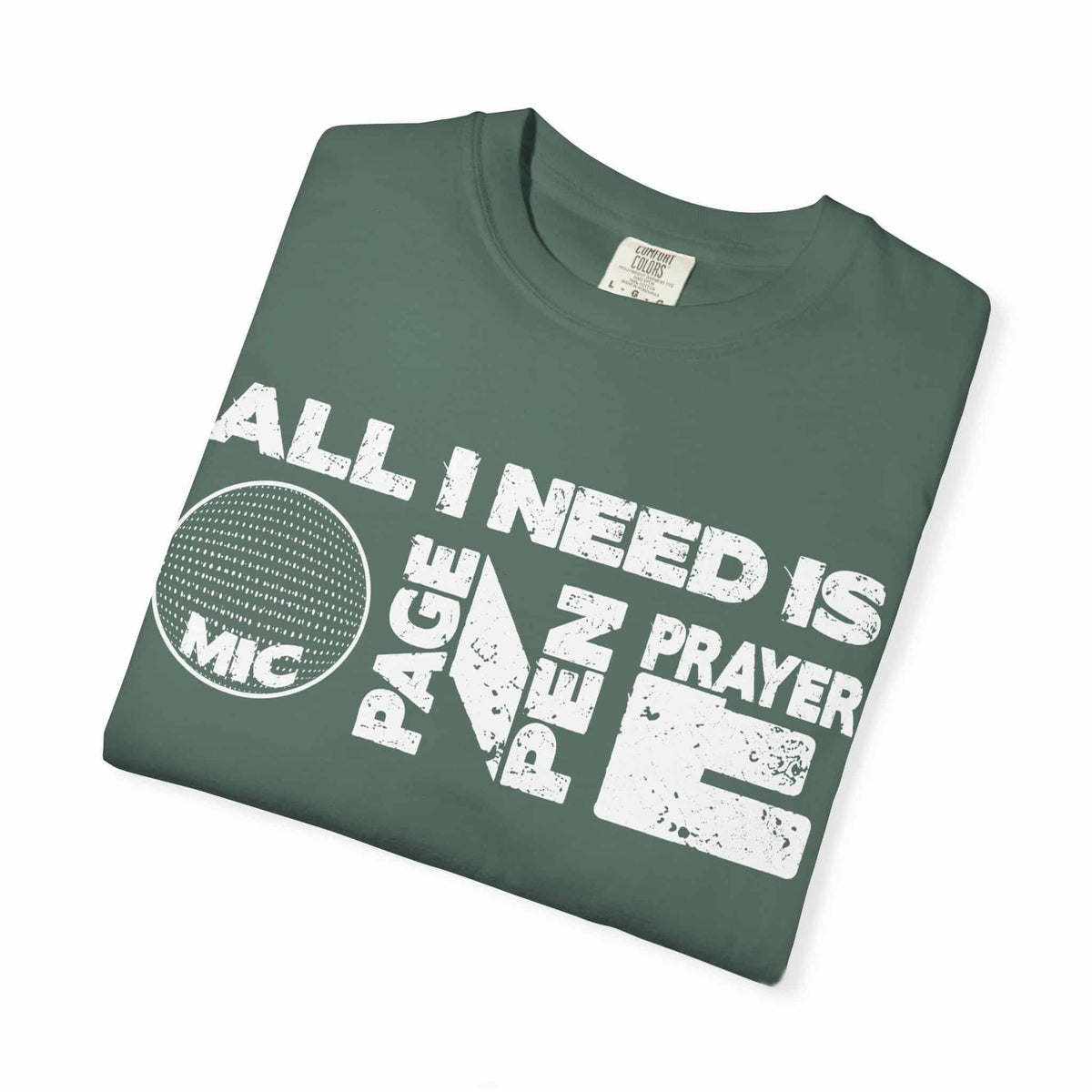 ALL_I_NEED_IS Unisex Garment-Dyed T-shirt image 30