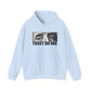 Graphic Print Hooded Sweatshirt - POD0039 - 2XL, Light Blue image