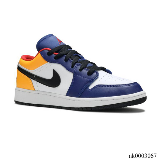 AJ 1 Low GS 'Royal Yellow' (Premium) Shoes Sneakers - nk0003067 image 2
