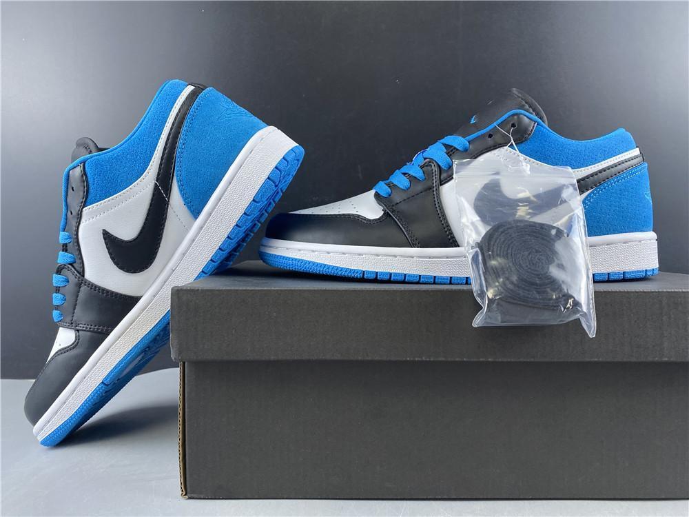 AJ 1 Low Laser Blue Shoes Sneakers - nk0000735 image 8