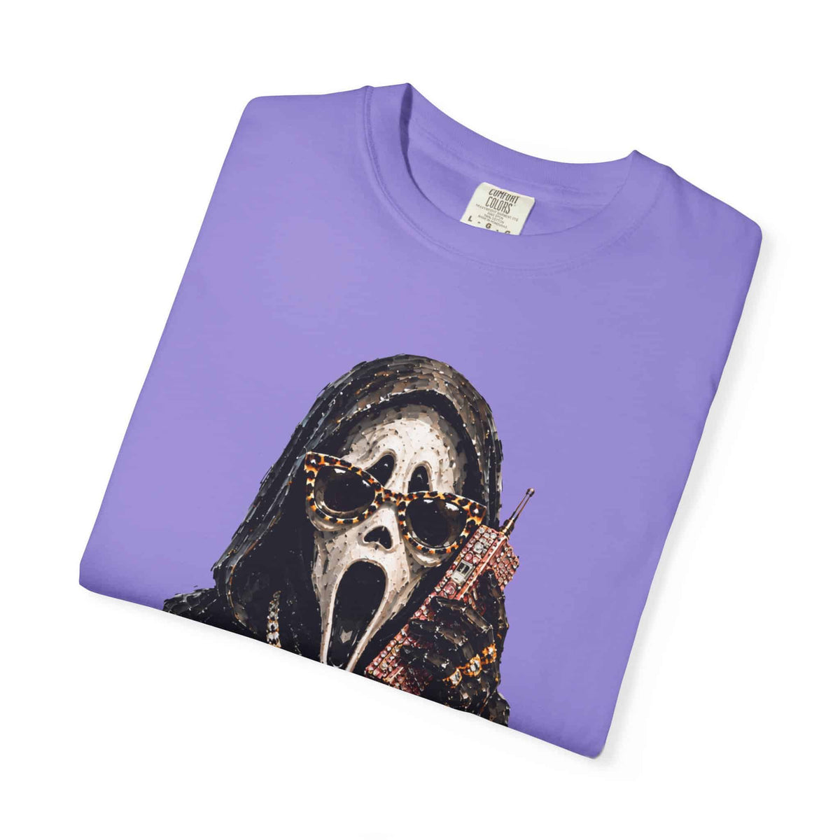 Halloween Ghostface Unisex Garment-Dyed T-shirt image 51
