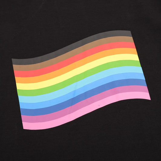 BLCG Pride Rainbow Flag T-shirt in Black - 605 - blcg0000605 image 2