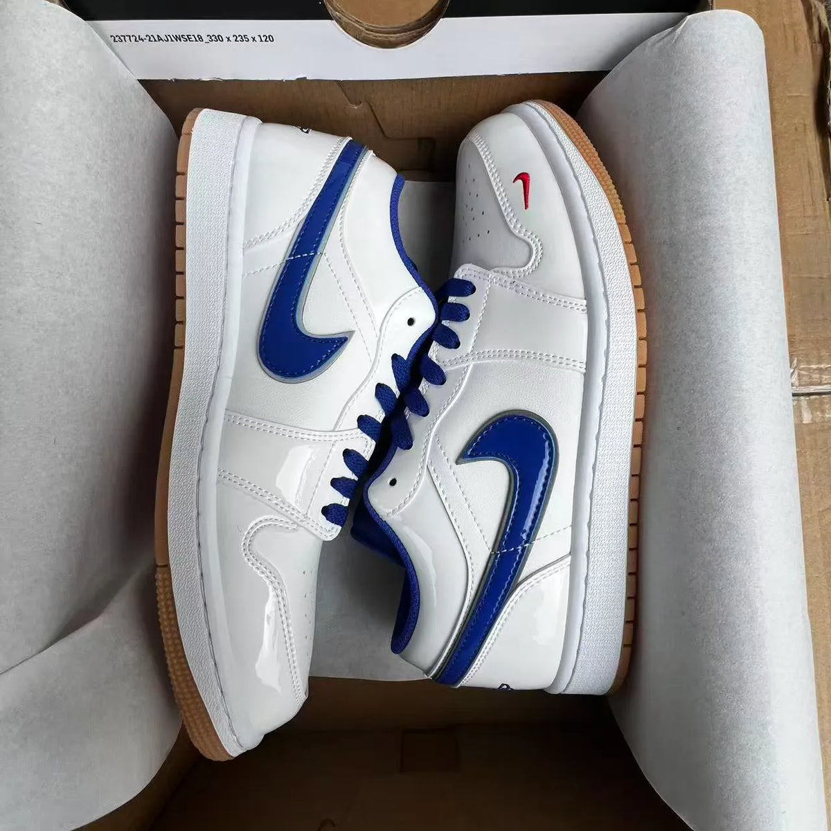 AJ 1 Low Dodgers Shoes Sneakers - nk0005002 image 11