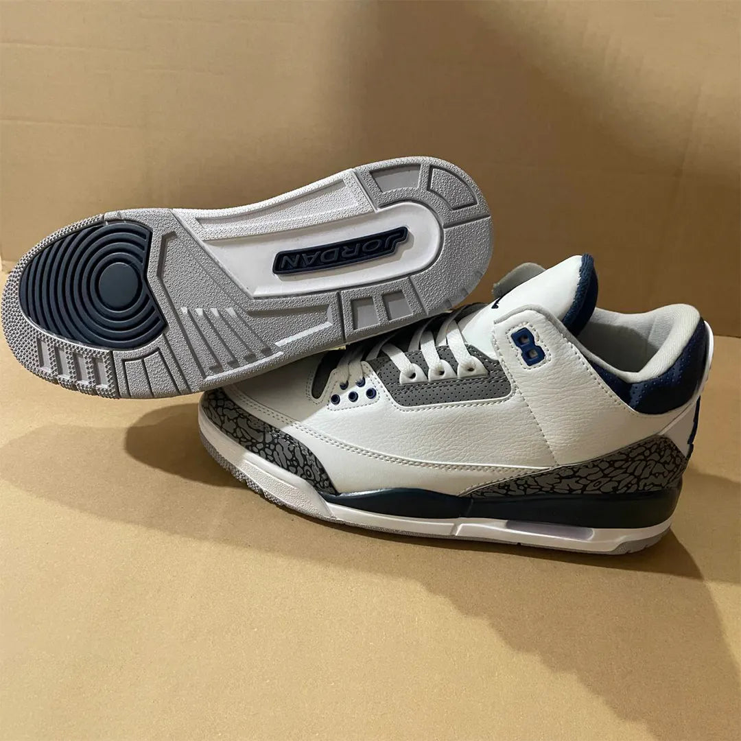 AJ 3 Midnight Navy Shoes Sneakers - nk0003532 image 6