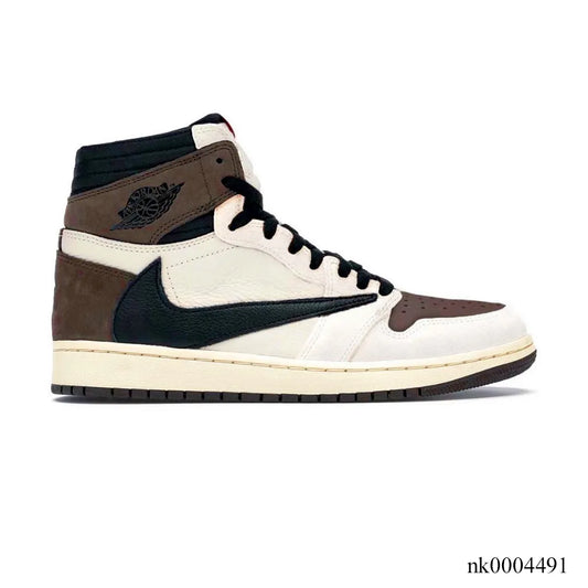 Travis Scott x AJ 1 High OG SP Reverse Mocha Shoes Sneakers – nk0004491 image 0