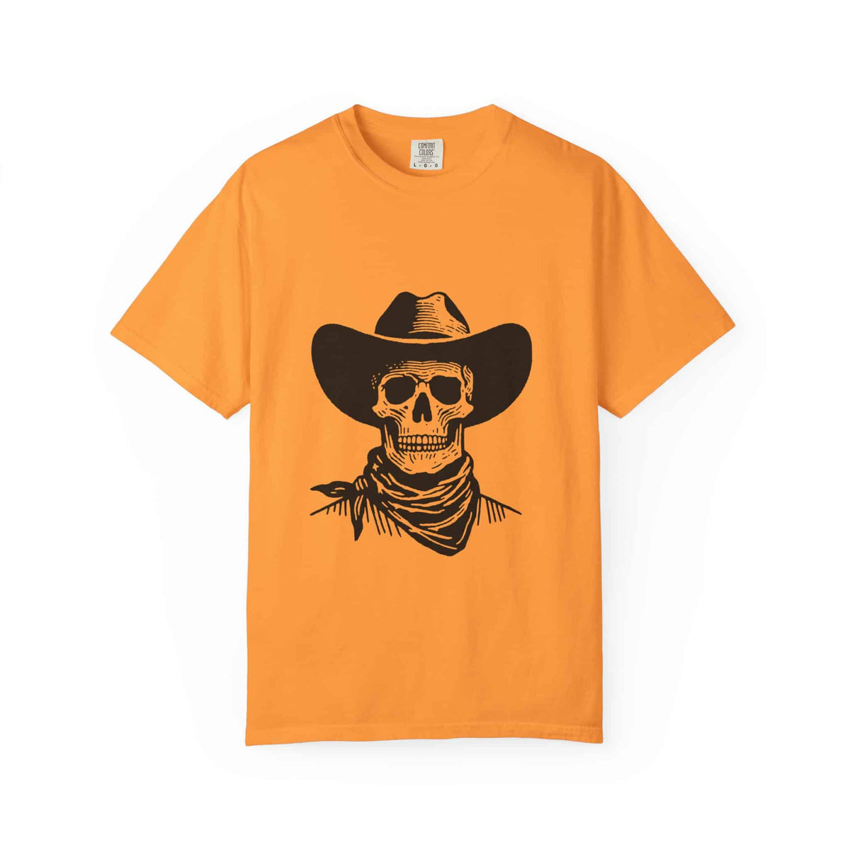 Outlaw Skull Unisex Garment-Dyed T-shirt image 42