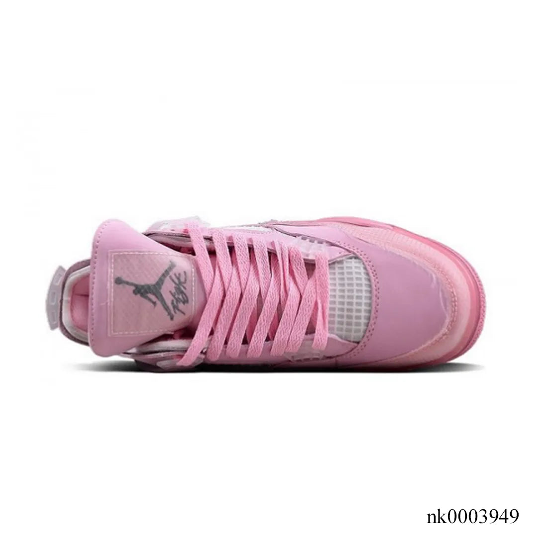 OW X AJ 4 Pink Shoes Sneakers - nk0003949 image 2