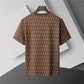 FD Diagonal FF Logo T Shirt in Brown - 78 - fd0000078 image 3