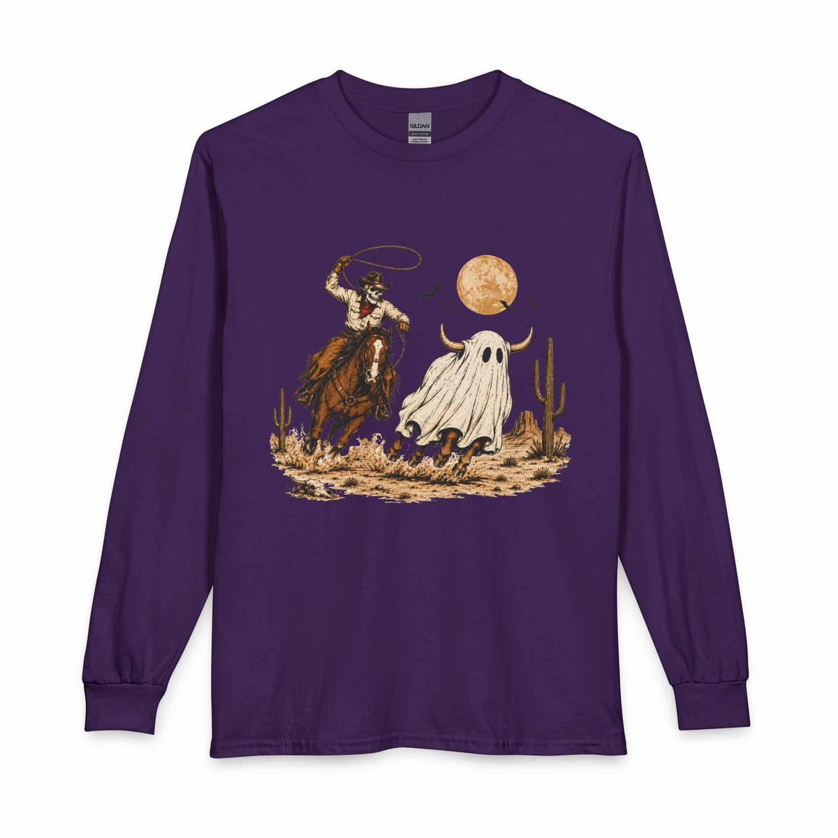 Halloween Cowboy Long Sleeve T-Shirt image