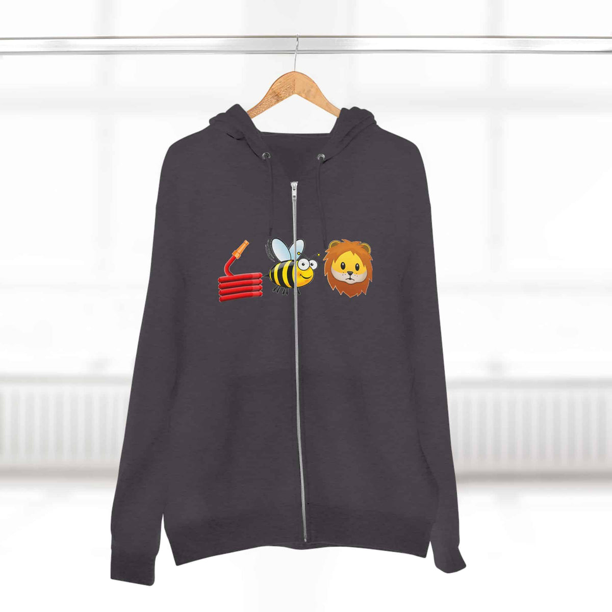 Bee Unisex Zip Hoodie image 10