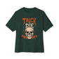TRICK OR DIE Unisex Oversized Boxy Tee - Forest, 3XL image