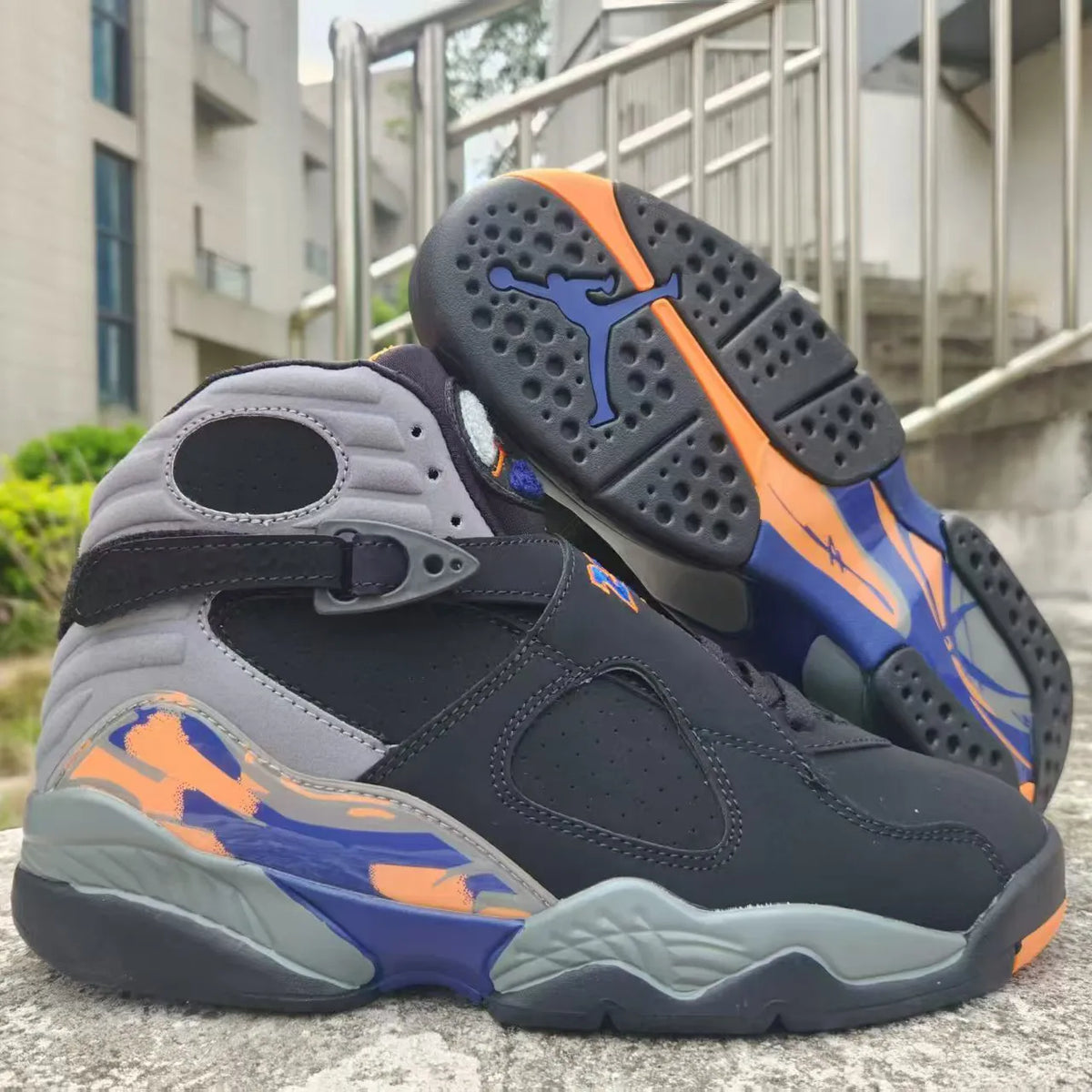 AJ 8 Retro 'Phoenix Suns' Shoes Sneakers – nk0005500 image 5