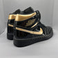 AJ 1 Retro High OG "Black Metallic Gold" Shoes Sneakers – nk0005530 image 6