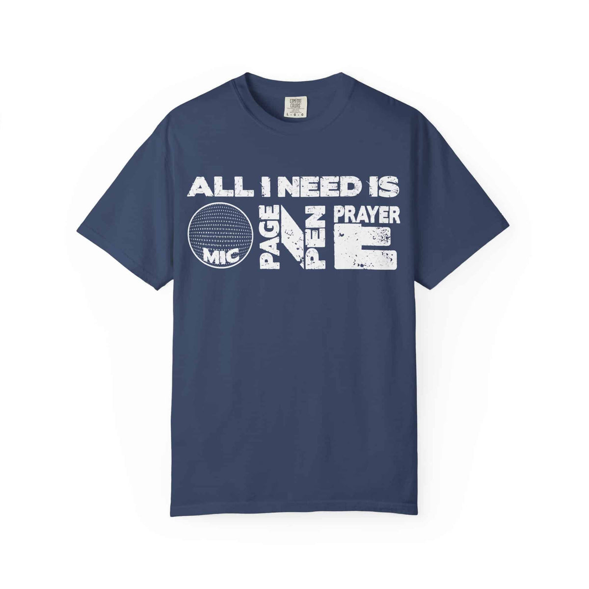 ALL_I_NEED_IS Unisex Garment-Dyed T-shirt image