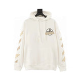 OW Diagonal Tape Arrows Hoodie in White - 349 - owf0000349 image 0