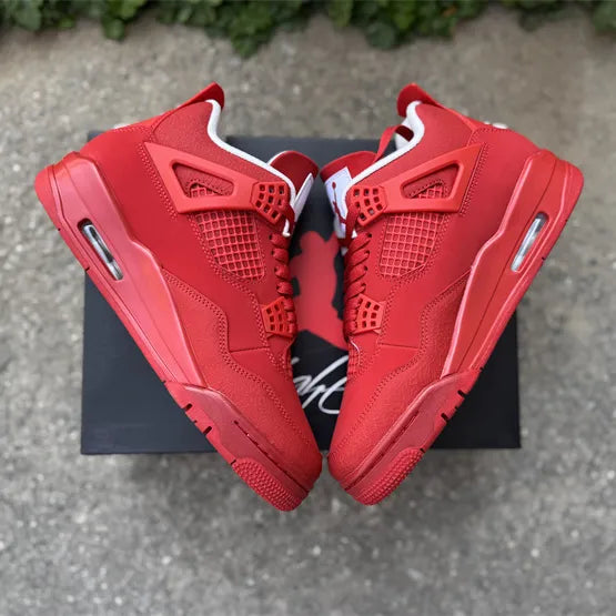 AJ 4 Triple Red Shoes Sneakers - nk0004844 image 13