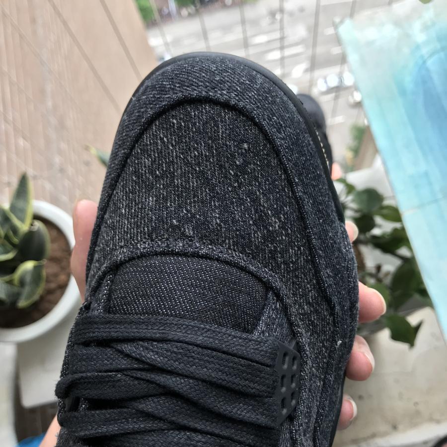 AJ 4 Retro Levi's Black (Levi's Tag) Shoes Sneakers - nk0000658 image 7