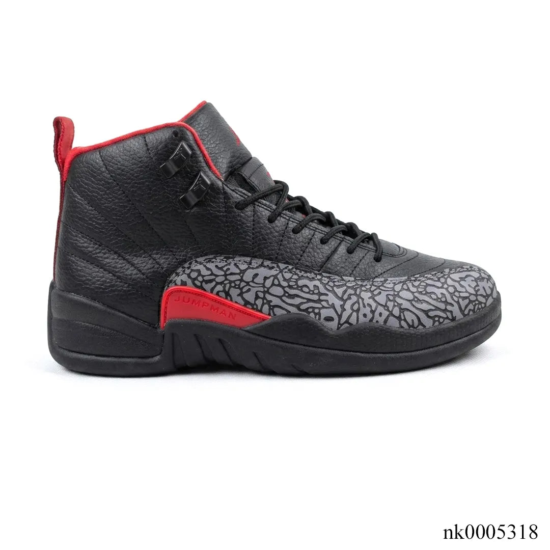 AJ 12 "Elephant Print" Bred Concept Shoes Sneakers - nk0005318 image 0