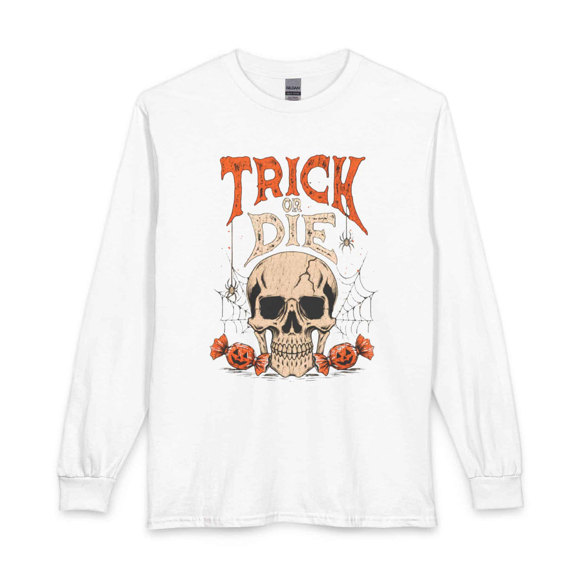 TRICK OR DIE Long Sleeve T-Shirt image 4