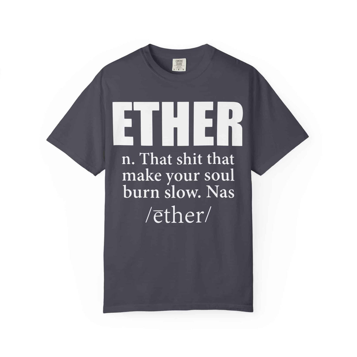 Ether Unisex Garment-Dyed T-shirt image