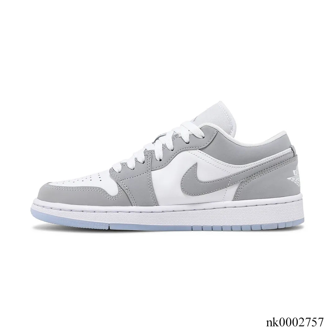 AJ 1 Low White Wolf Grey Shoes Sneakers - nk0002757 image 1