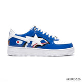 Bapesta Low M1 'Shark Face - Blue' Shoes Sneakers - nk0005526 image 0