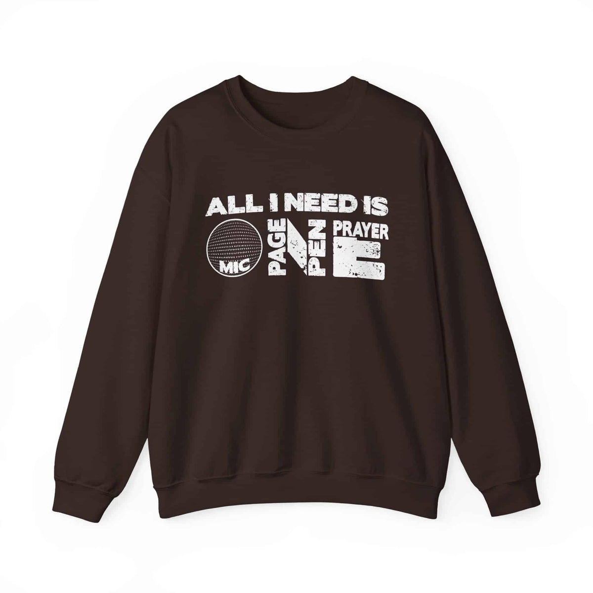 ALL_I_NEED_IS Crewneck Sweatshirt image