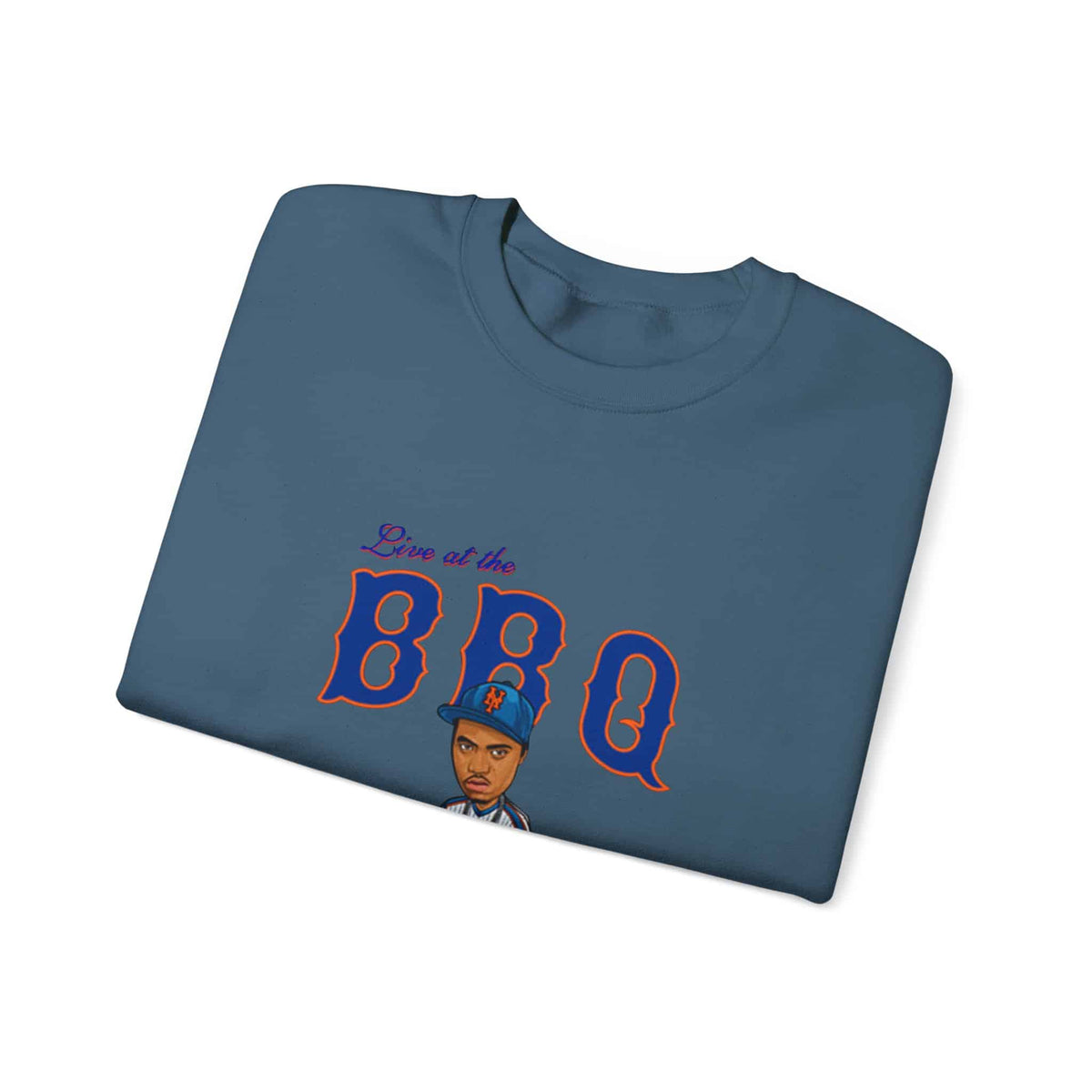 Rap Nas Live At The BBQ Crewneck Sweatshirt image 42