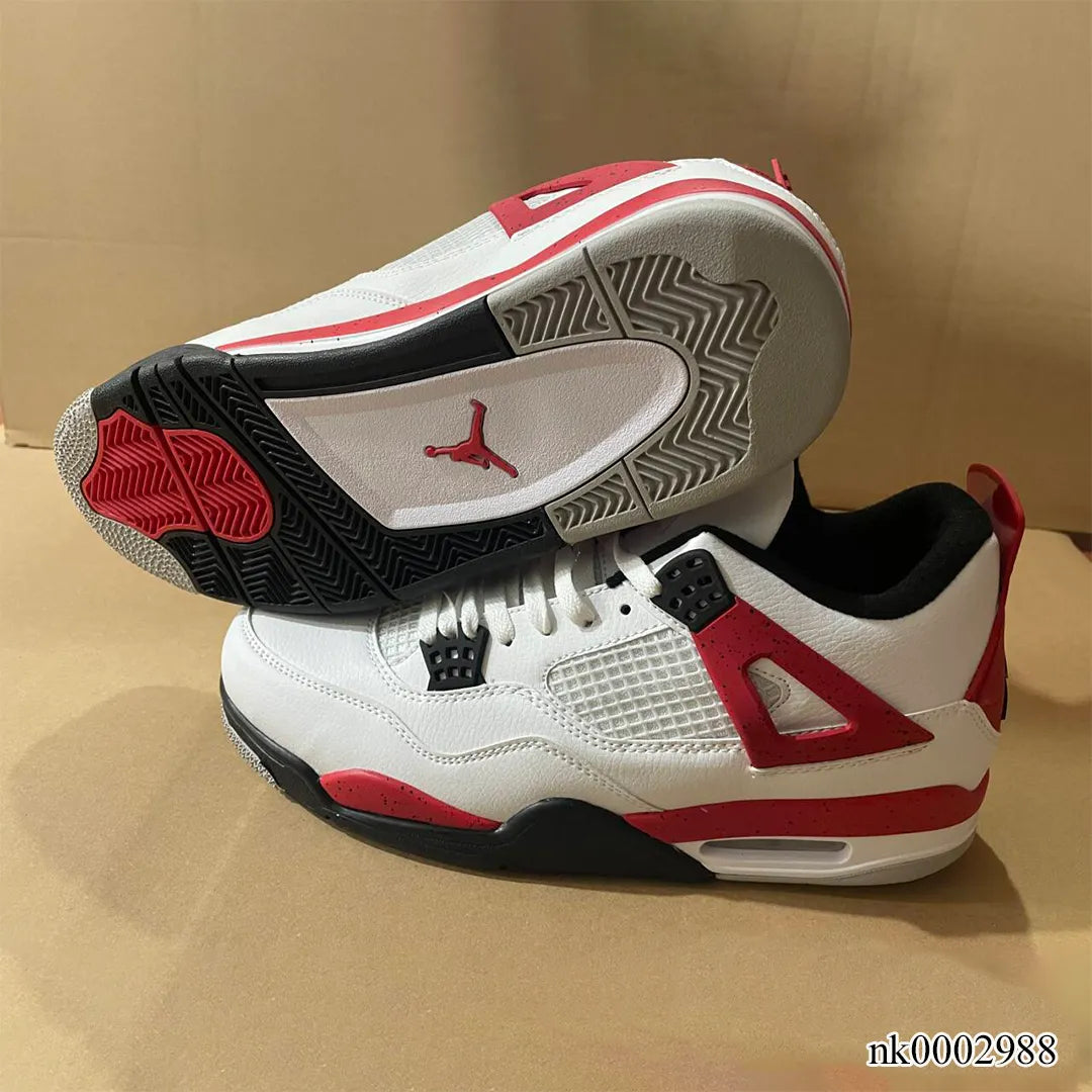 AJ 4 Red Cement Shoes Sneakers - nk0002988 image 7
