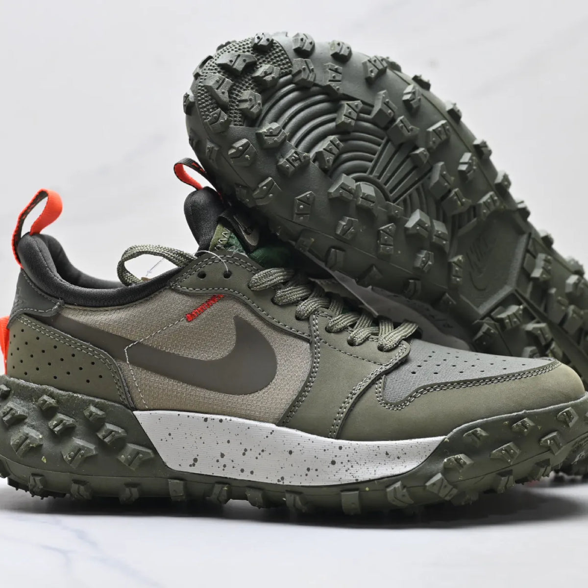 AJ 1 Low Element GoreTex Medium Olive Shoes Sneakers - nk0004986 image 11