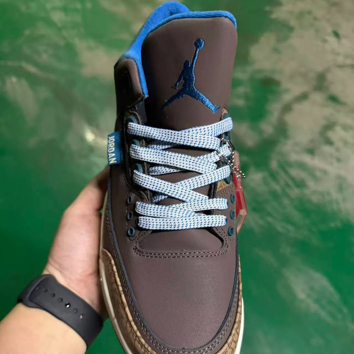 AJ 3 Retro Olive Grey Shoes Sneakers – nk0005037 image 7