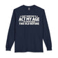Graphic Print Long Sleeve T-Shirt - POD0034 image
