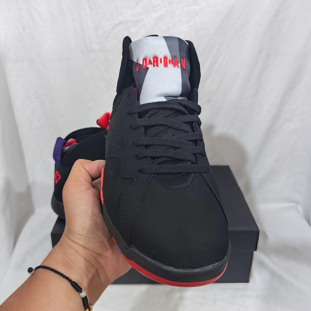 AJ 7 Retro "Raptor/ Charcoal" Shoes Sneakers - nk0005258 image 6