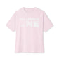 ALL_I_NEED_IS Unisex Oversized Boxy Tee - Soft Pink, 2XL image