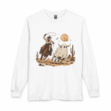 Halloween Cowboy Long Sleeve T-Shirt image 0