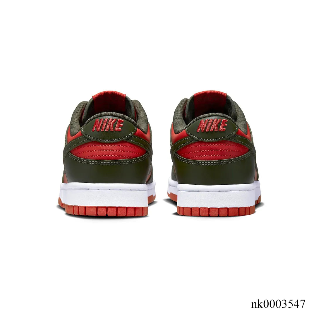 Dunk Low Mystic Red Cargo Khaki Shoes Sneakers - nk0003547 image 4