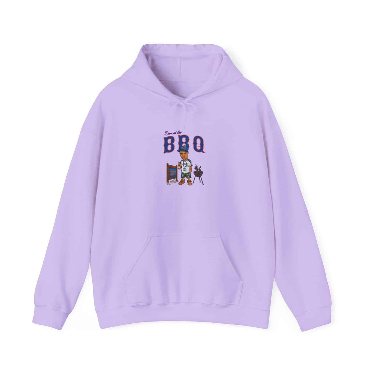 Rap Nas Live At The BBQ Hooded Sweatshirt image
