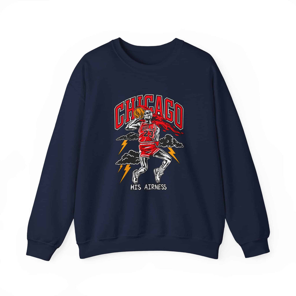 Graphic Print Crewneck Sweatshirt - POD0038 image